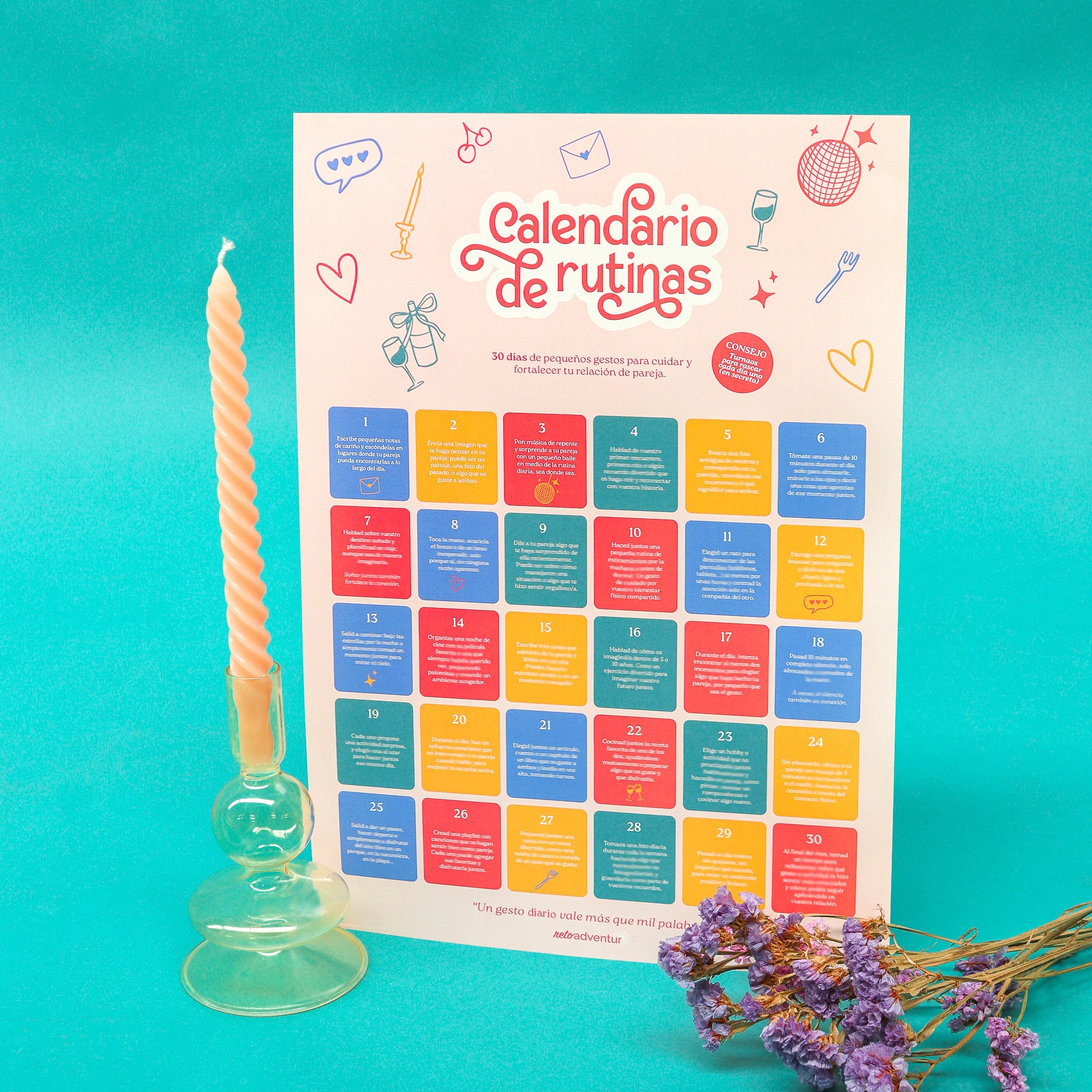 Pack libro Reto Adventur + Calendario de Rutinas rascable