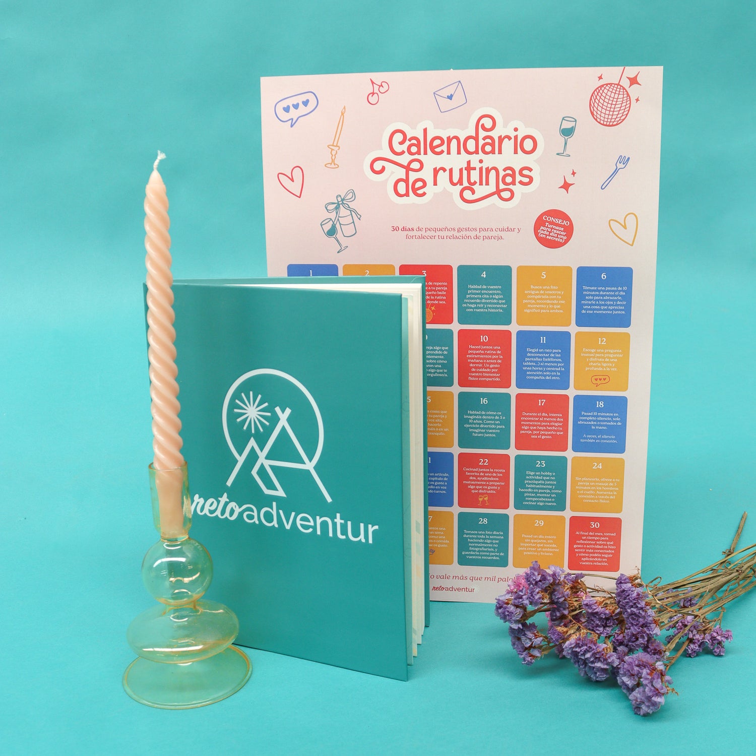 Pack libro Reto Adventur + Calendario de Rutinas rascable