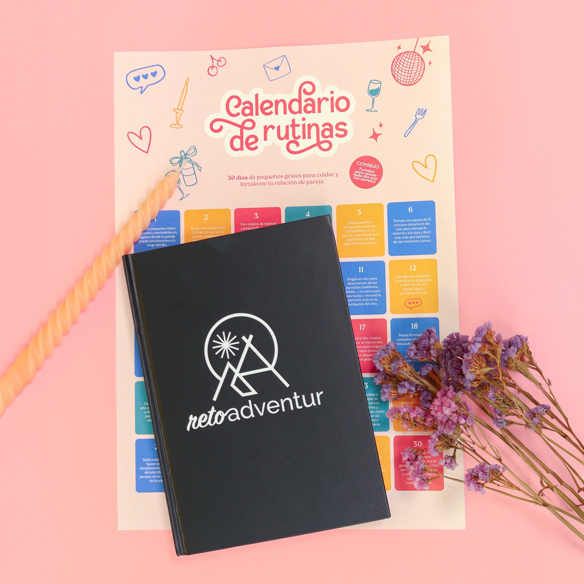 Pack libro Reto Adventur + Calendario de Rutinas rascable