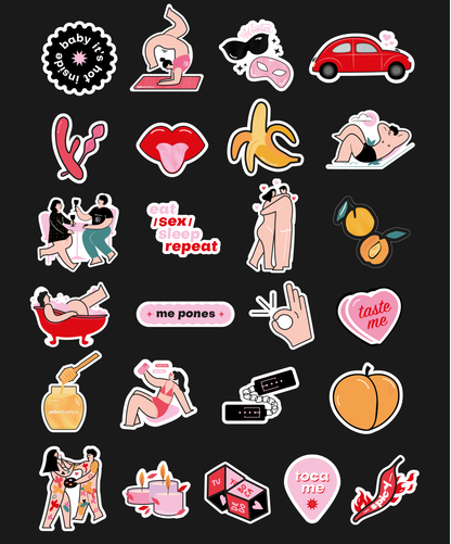 50 stickers | Edición Sexy
