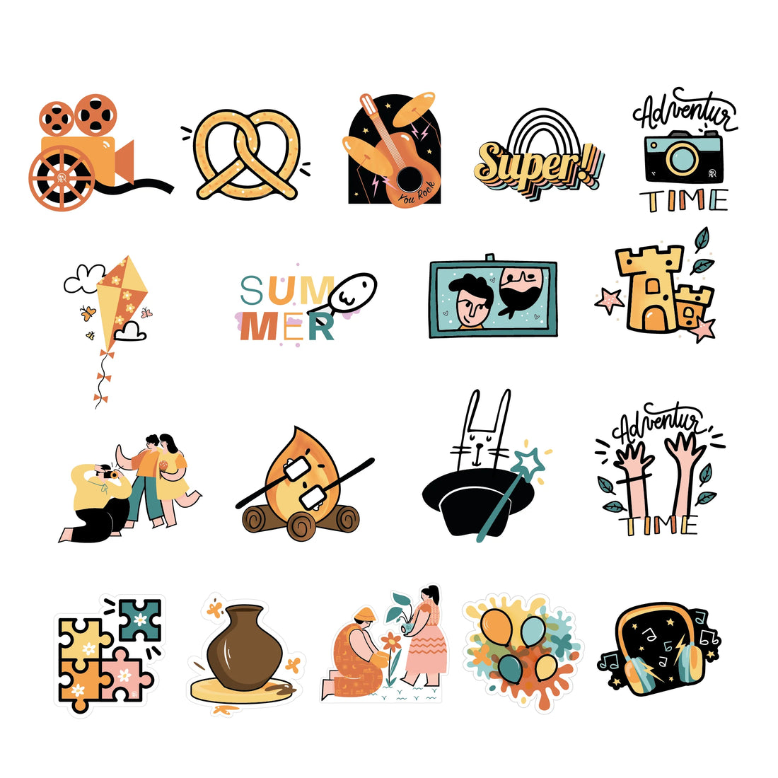 50 stickers | Edición familia